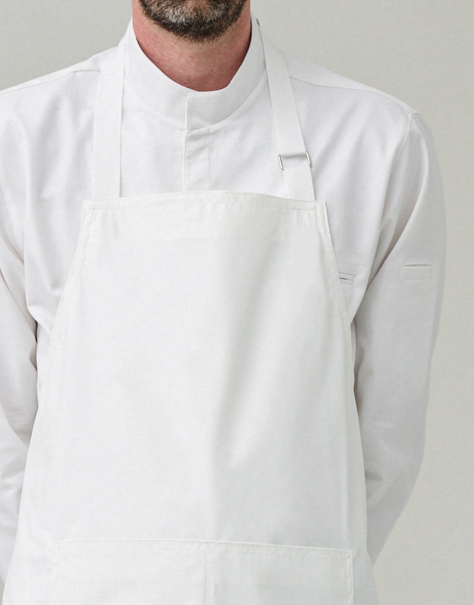Oil & water proof lite apron #AA2040 White