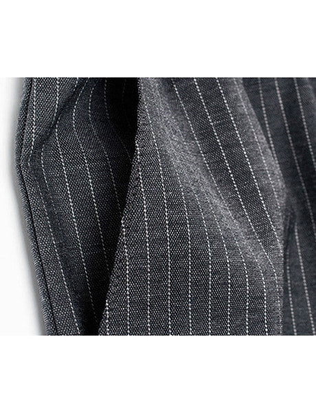 pencil striped chef pants charcoal #AP1665