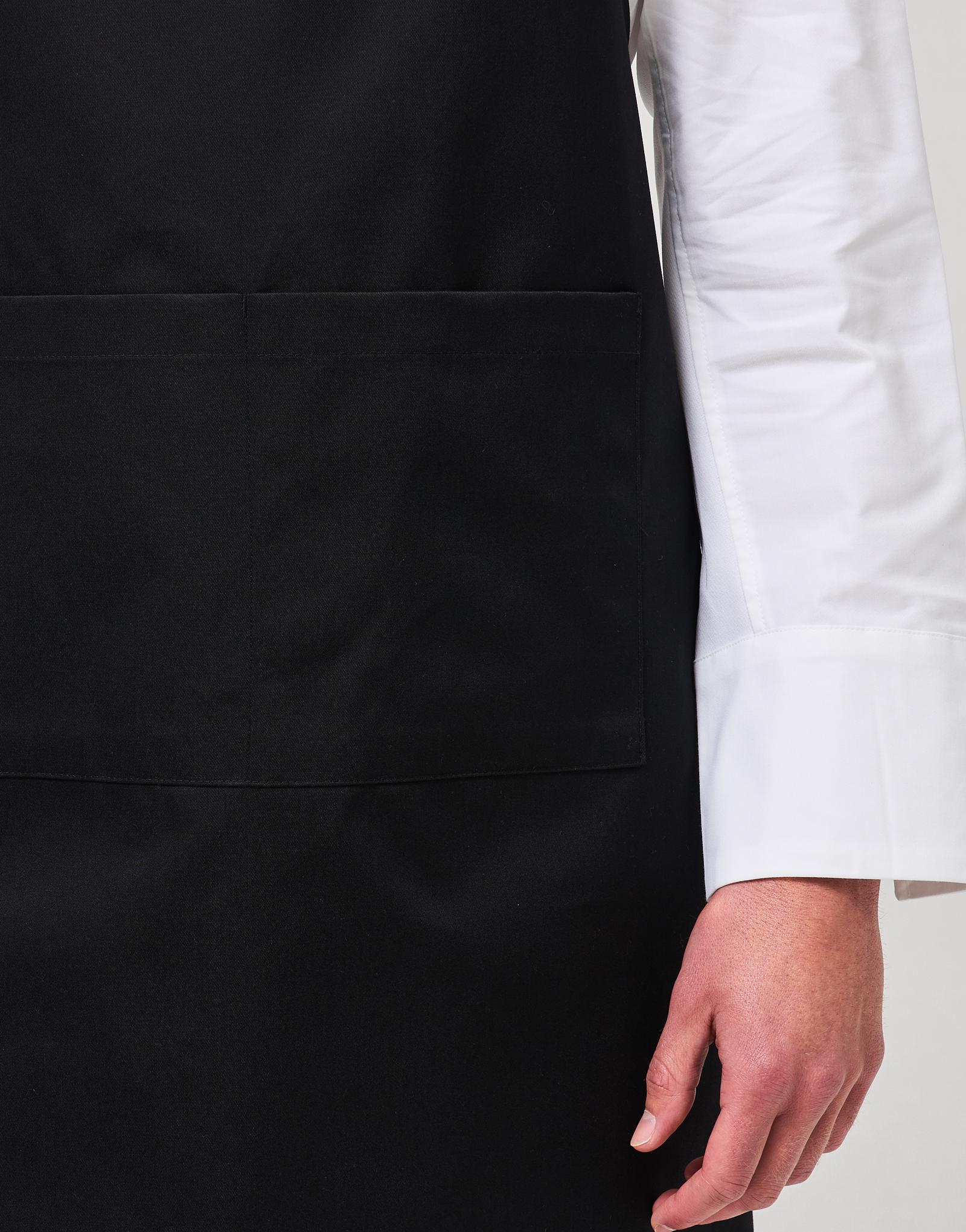 Comfortable neck bib apron 33 AA2042 Black