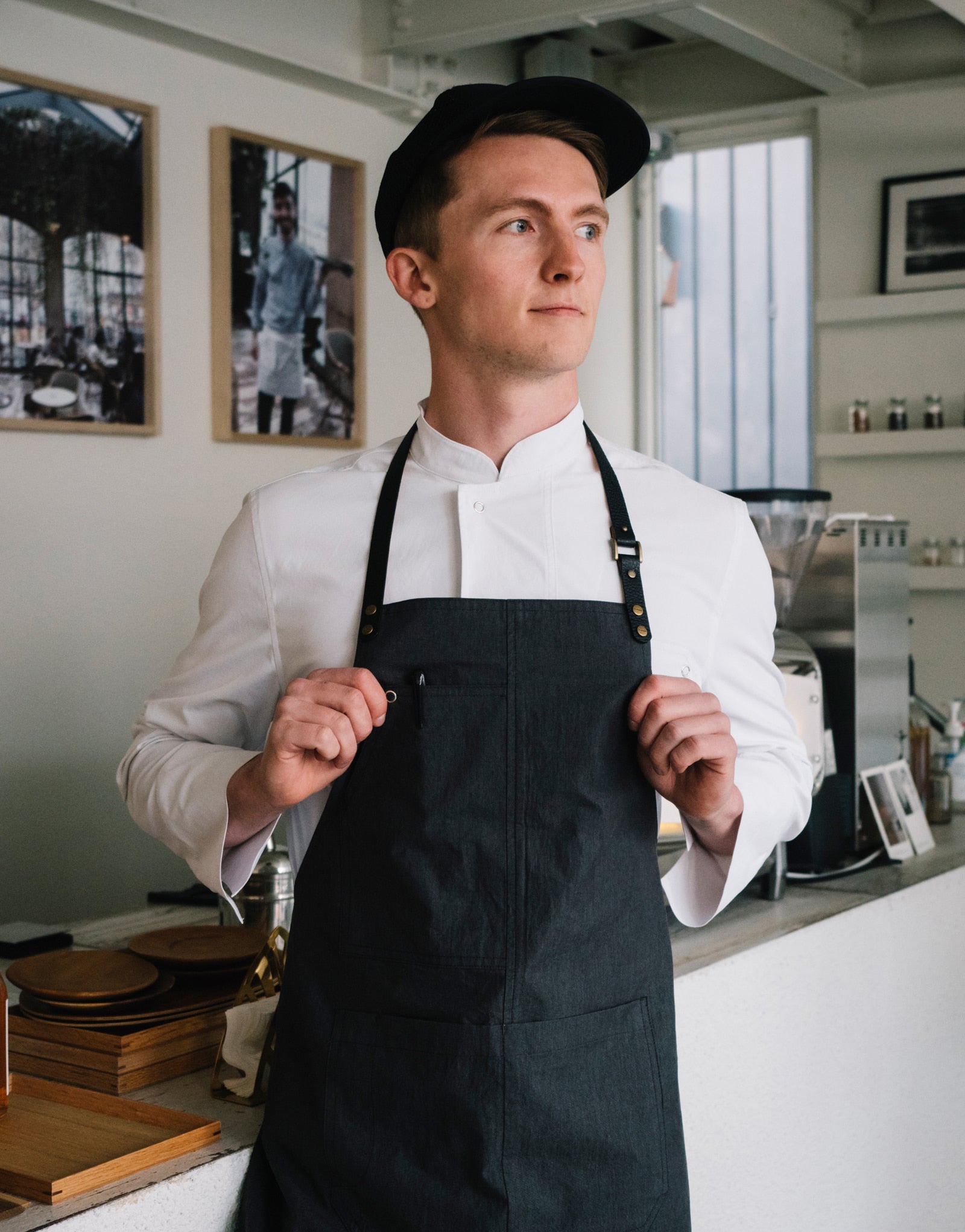 Manteau de chef en coton Nouveau #AJ2013