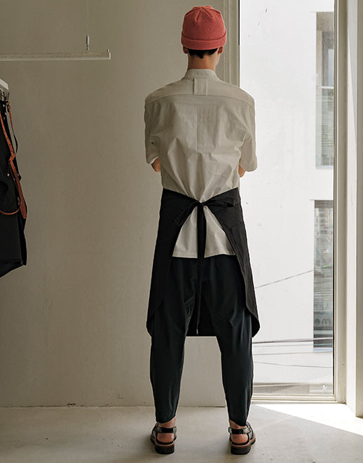 both sides custom chef apron #AA1955 black