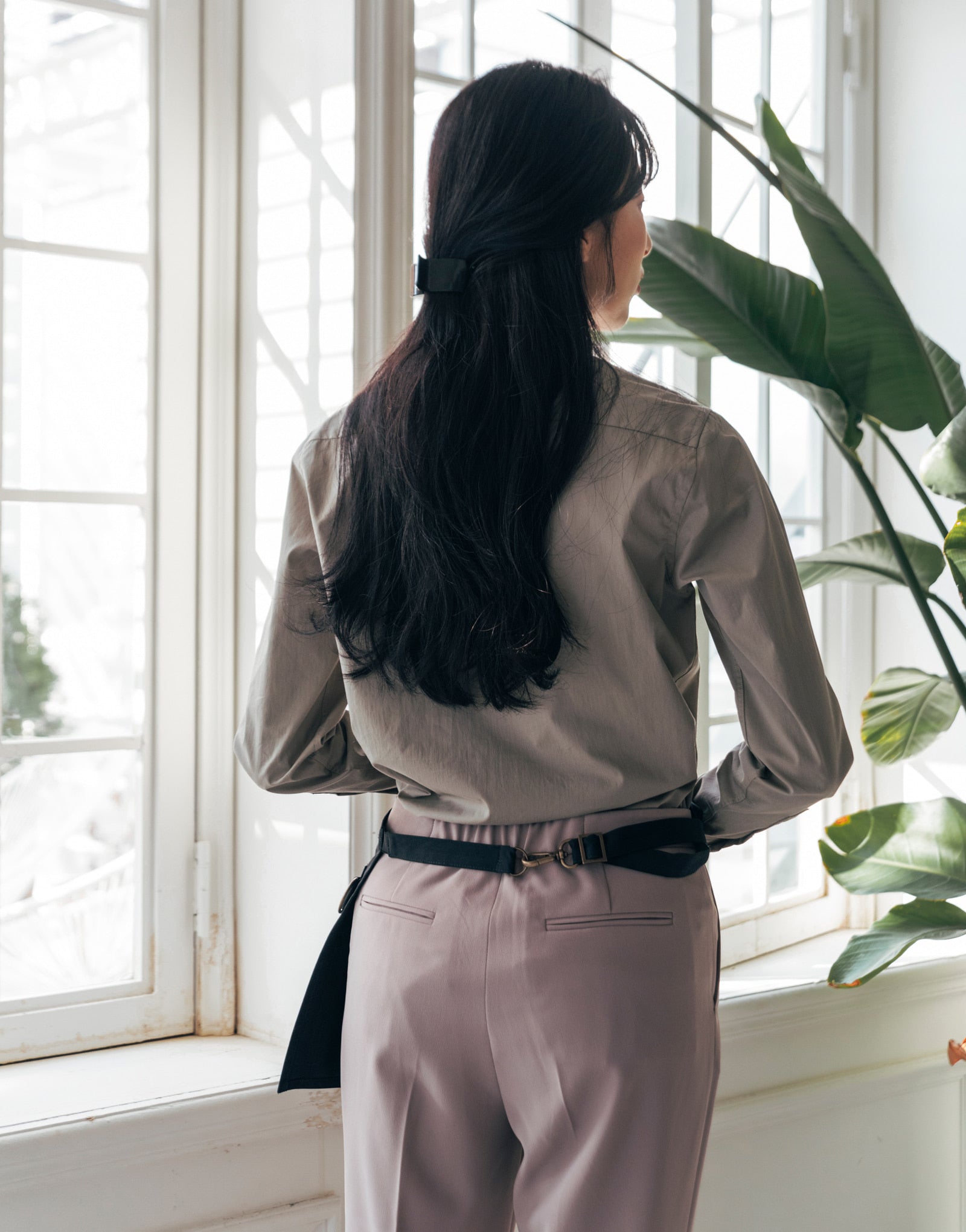 5 pocket washing pouch apron #AA1974 black