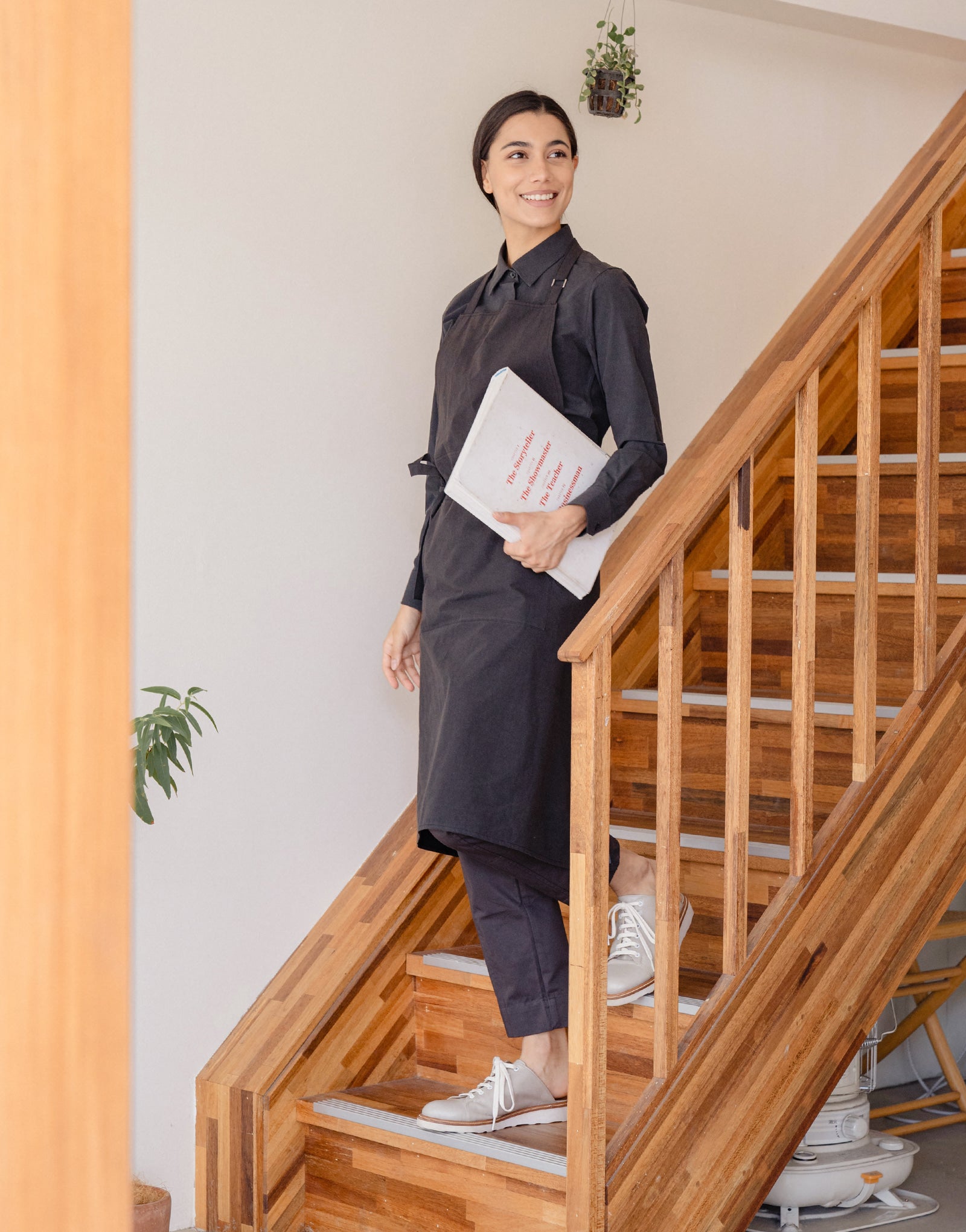 Page nsck strap chest apron #AA2011 Black