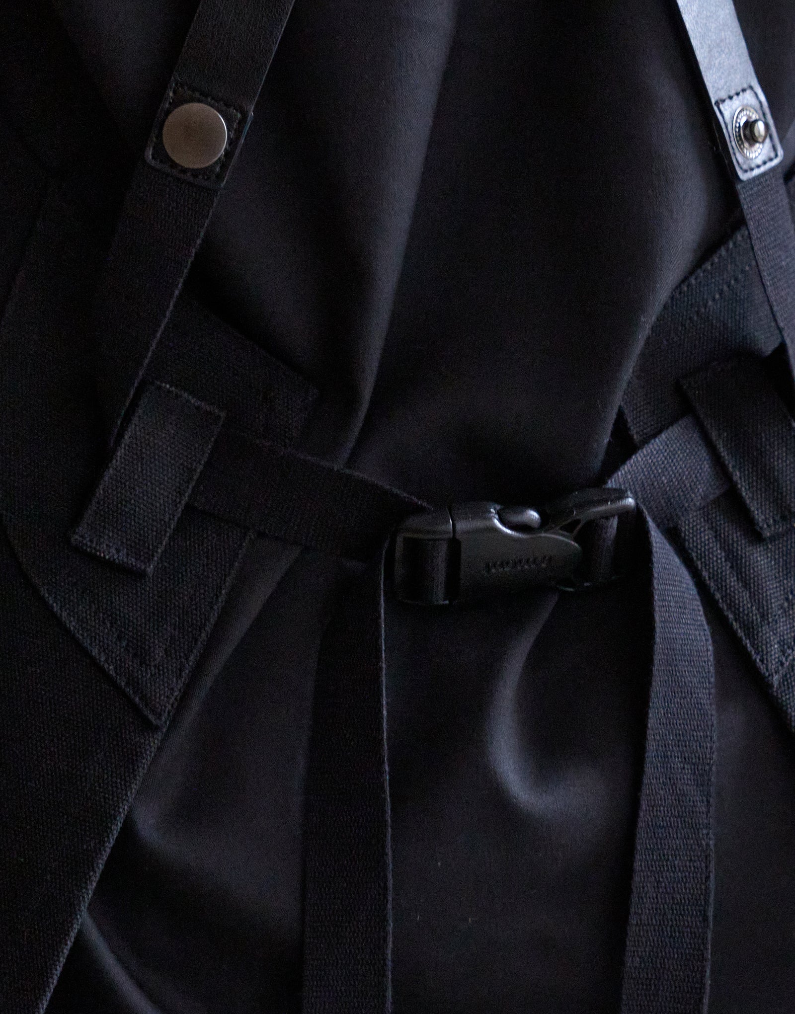 Oxford color lego strap change apron #AA2007 Black