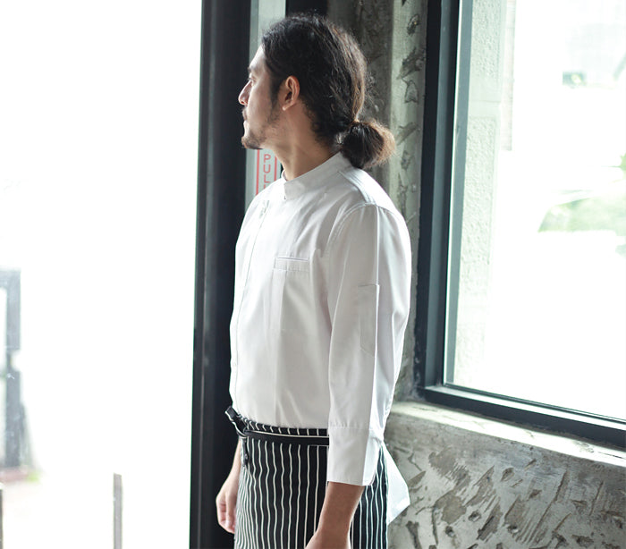 Basic chef coat #AJ1527 White
