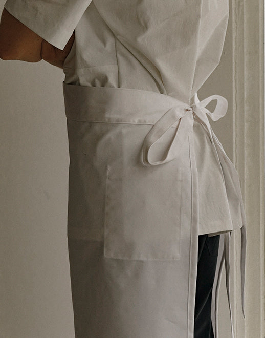 both sides custom chef apron #AA1955 white