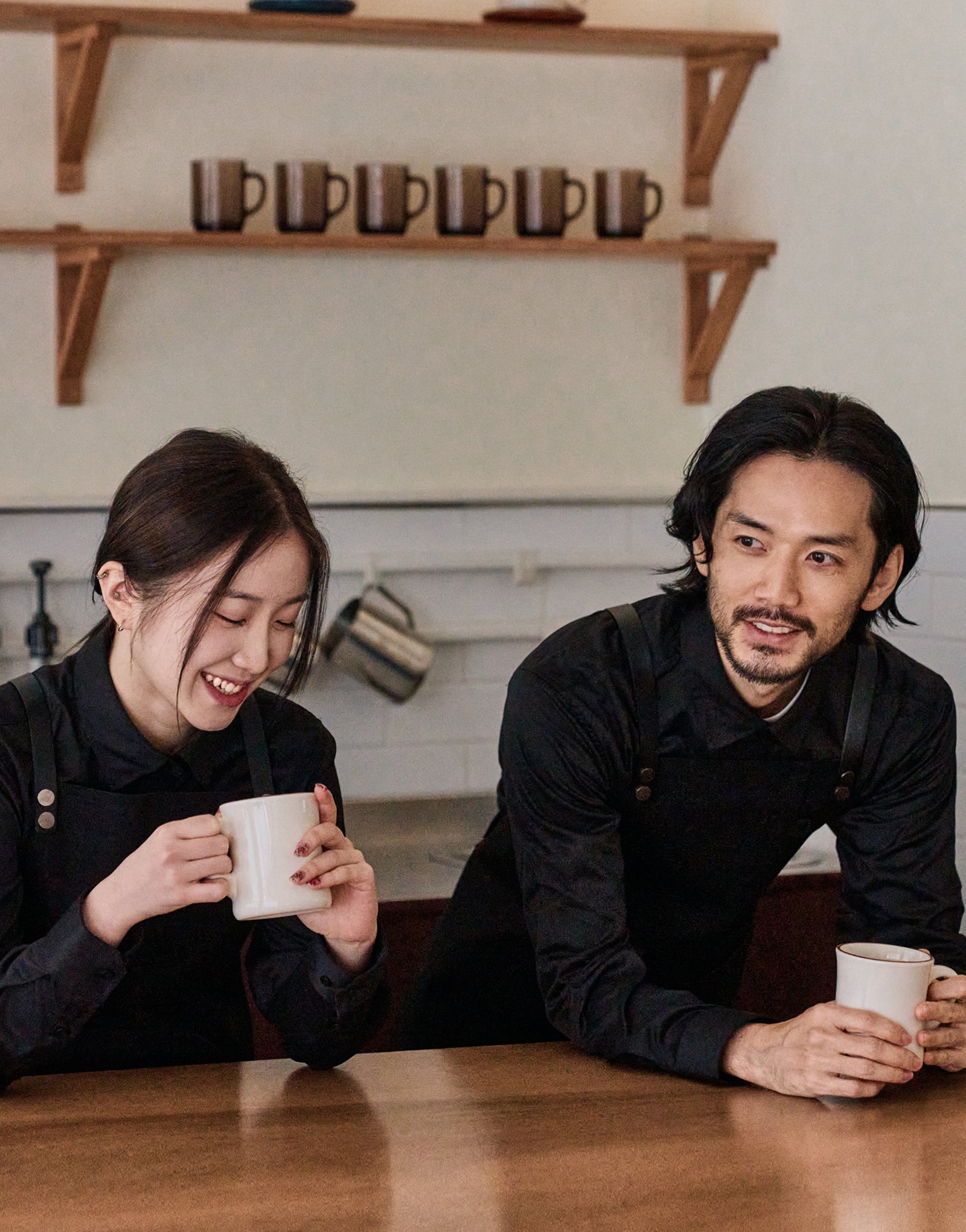 Oxford color lego strap change apron #AA2007 Black