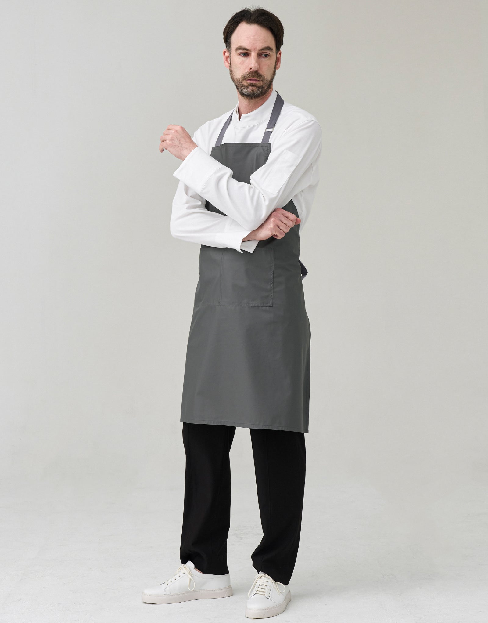 Oil & water proof lite apron #AA2040 Graphite
