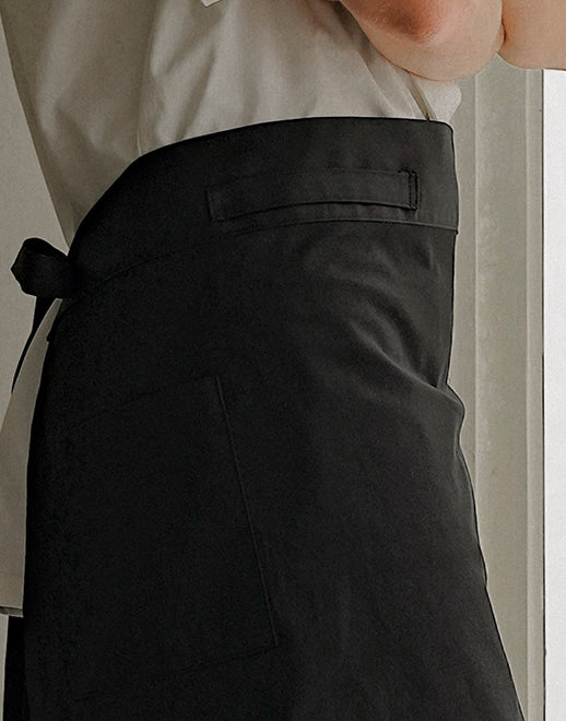 both sides custom chef apron #AA1955 black
