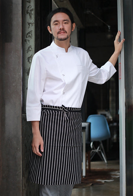Basic chef coat #AJ1527 White