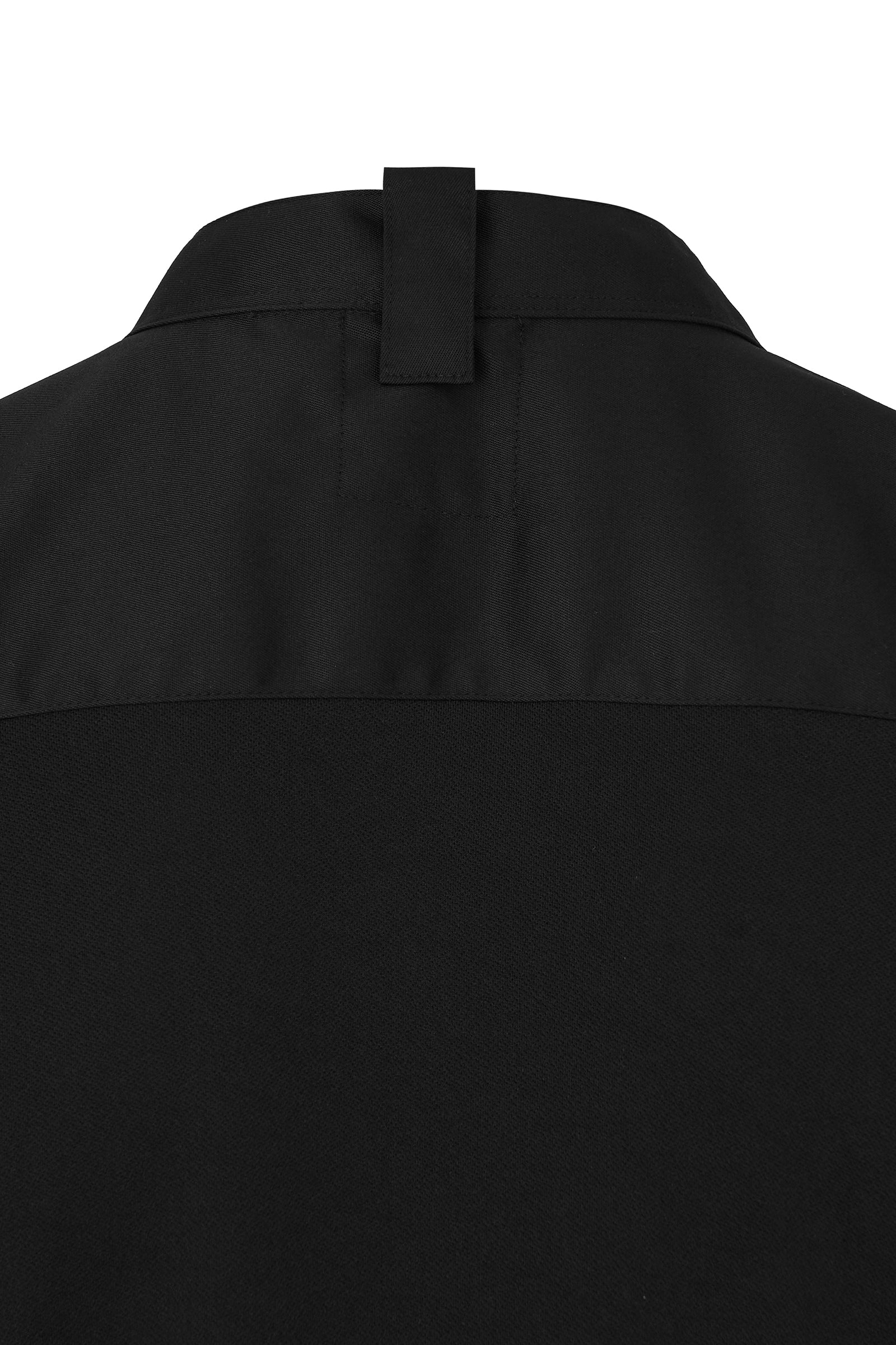 signature back side cooling short sleeve chef coat #AJ1979 Black