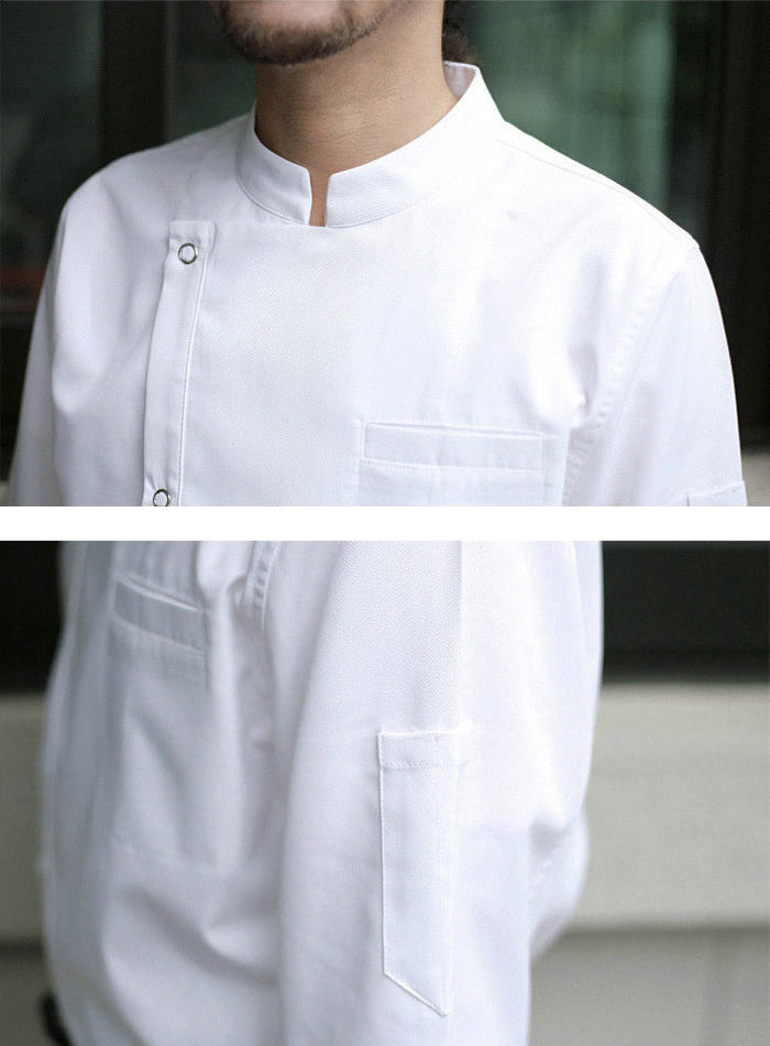 Basic chef coat #AJ1527 White