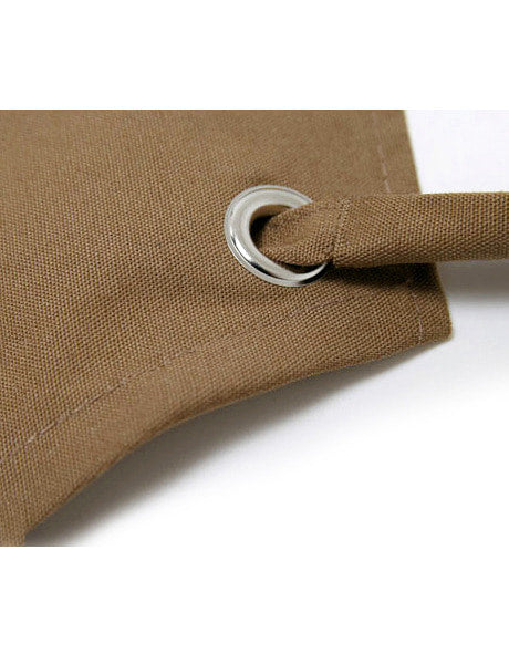 Canvas Basic Apron Brown #AA1305