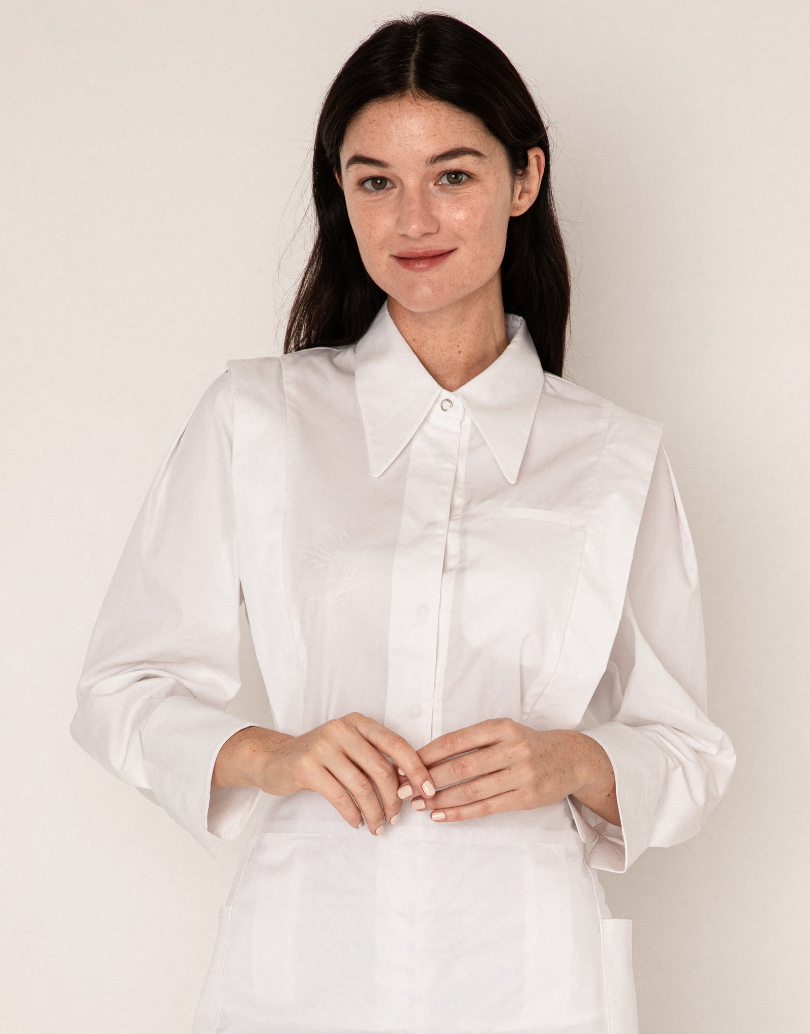 Blanche over collar women chef coat #AJ1985