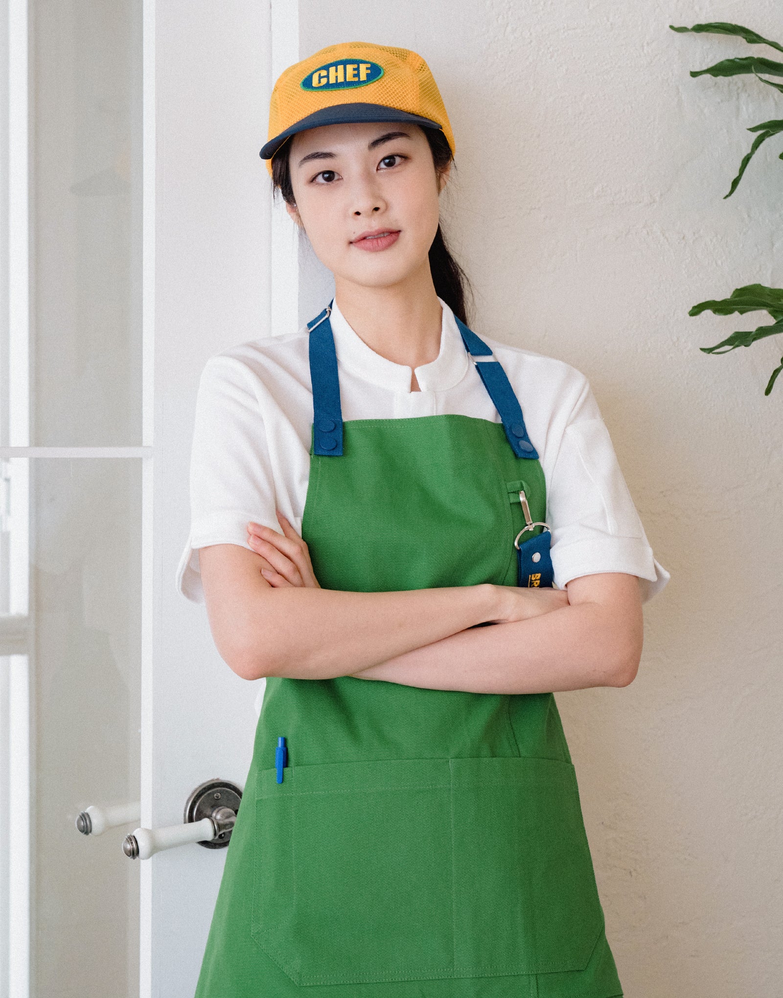 China kara one button PK T-shirt #AT1997 Ivory