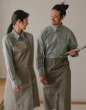 MOI Front slit waist apron #AA2004 Light Khaki