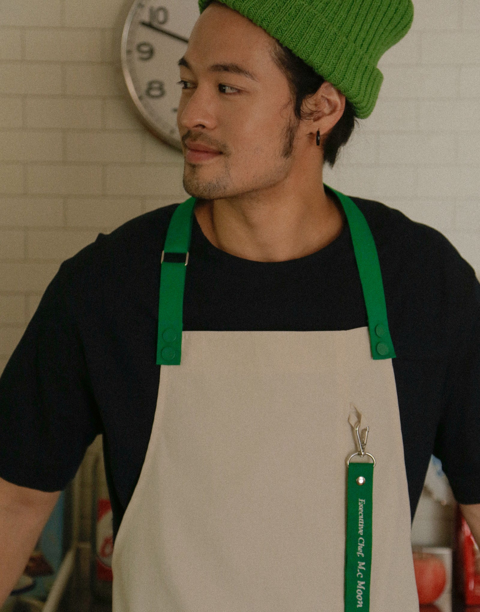 Lego strap change apron #AA1983 Ivory