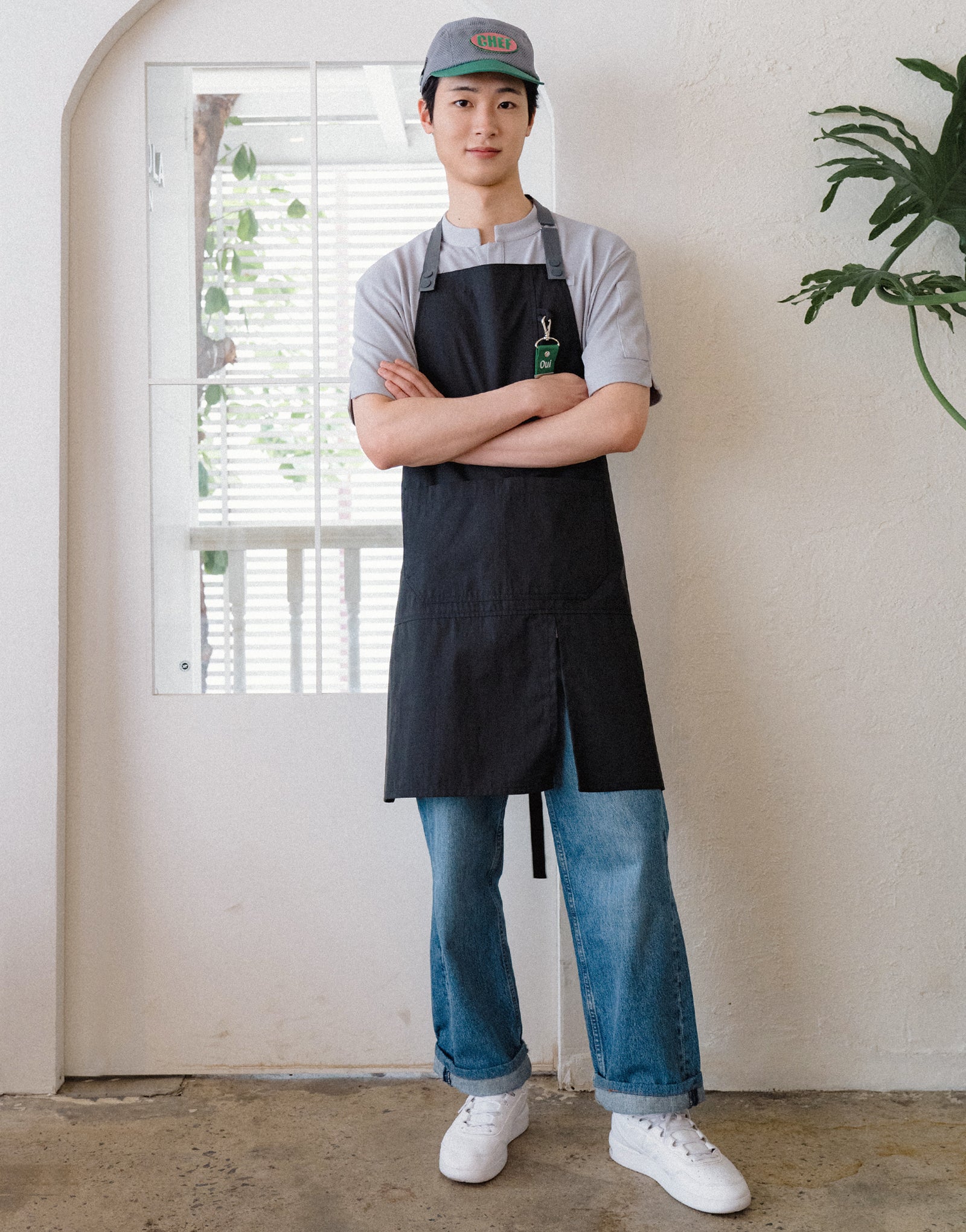 Lego strap change apron #AA1983 Black