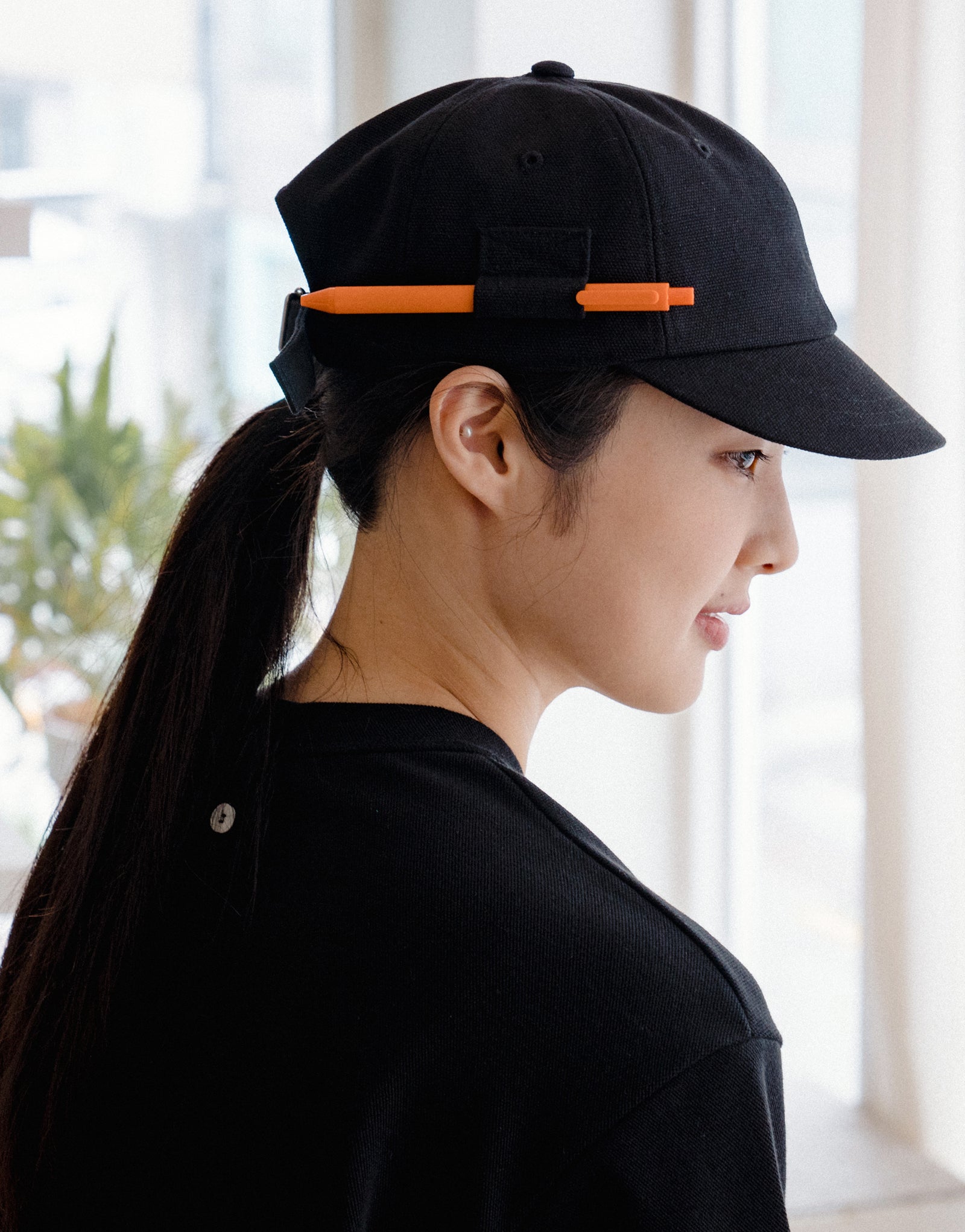 Oxford PK oversize round T-shirt #AT1998 Black