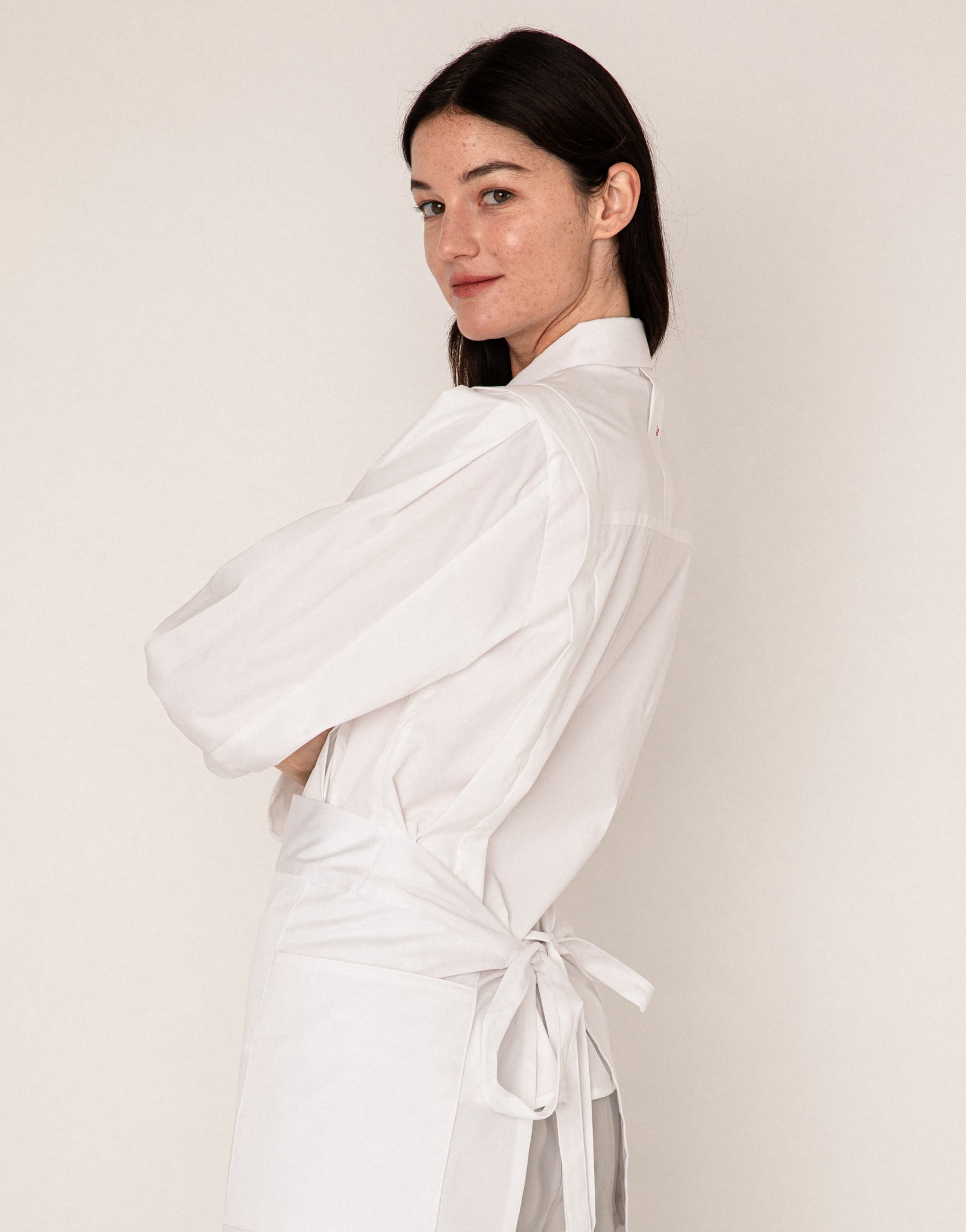 Blanche over collar women chef coat #AJ1985