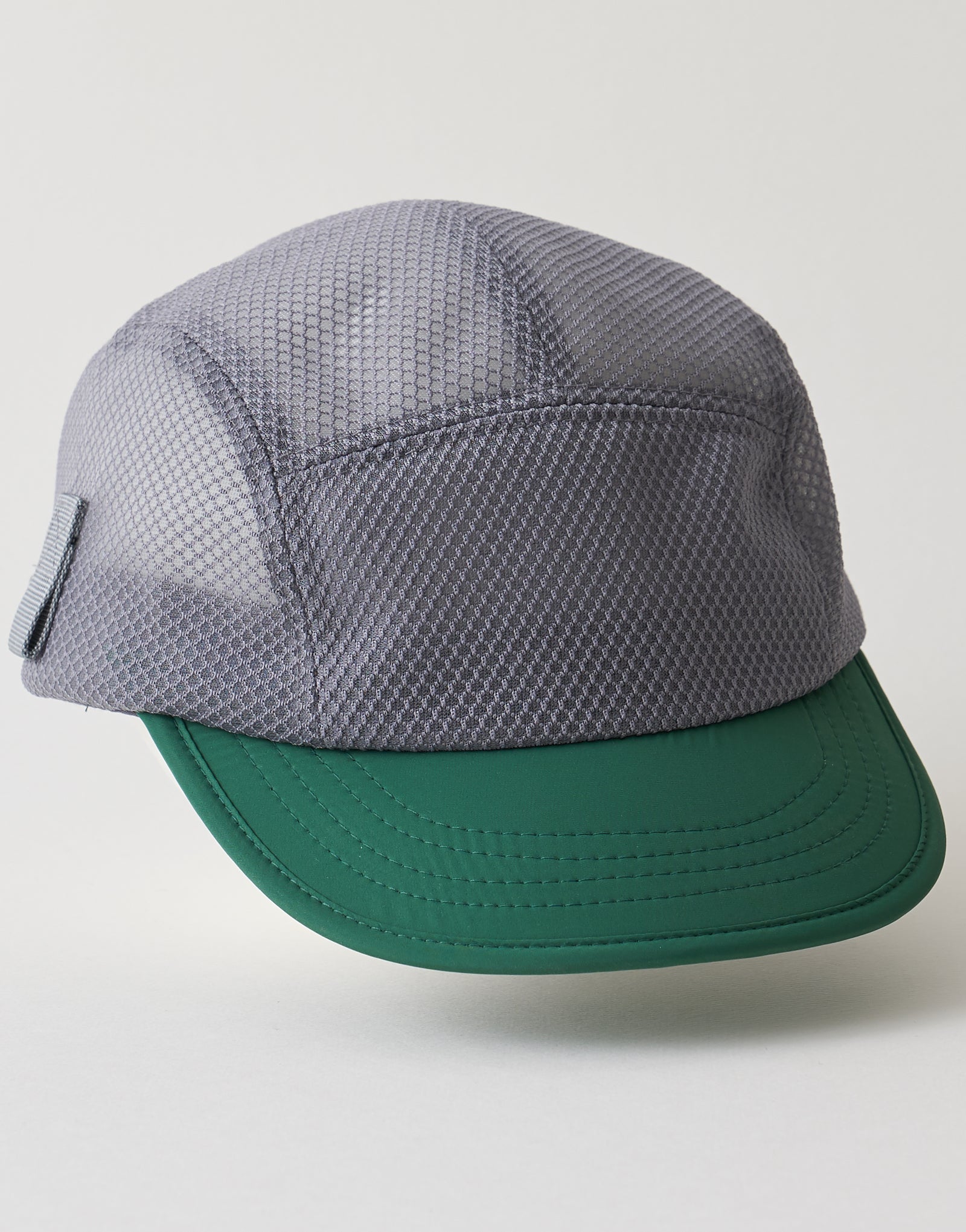 All mesh pencil holder camp cap #AH1994 Cement + Clover green