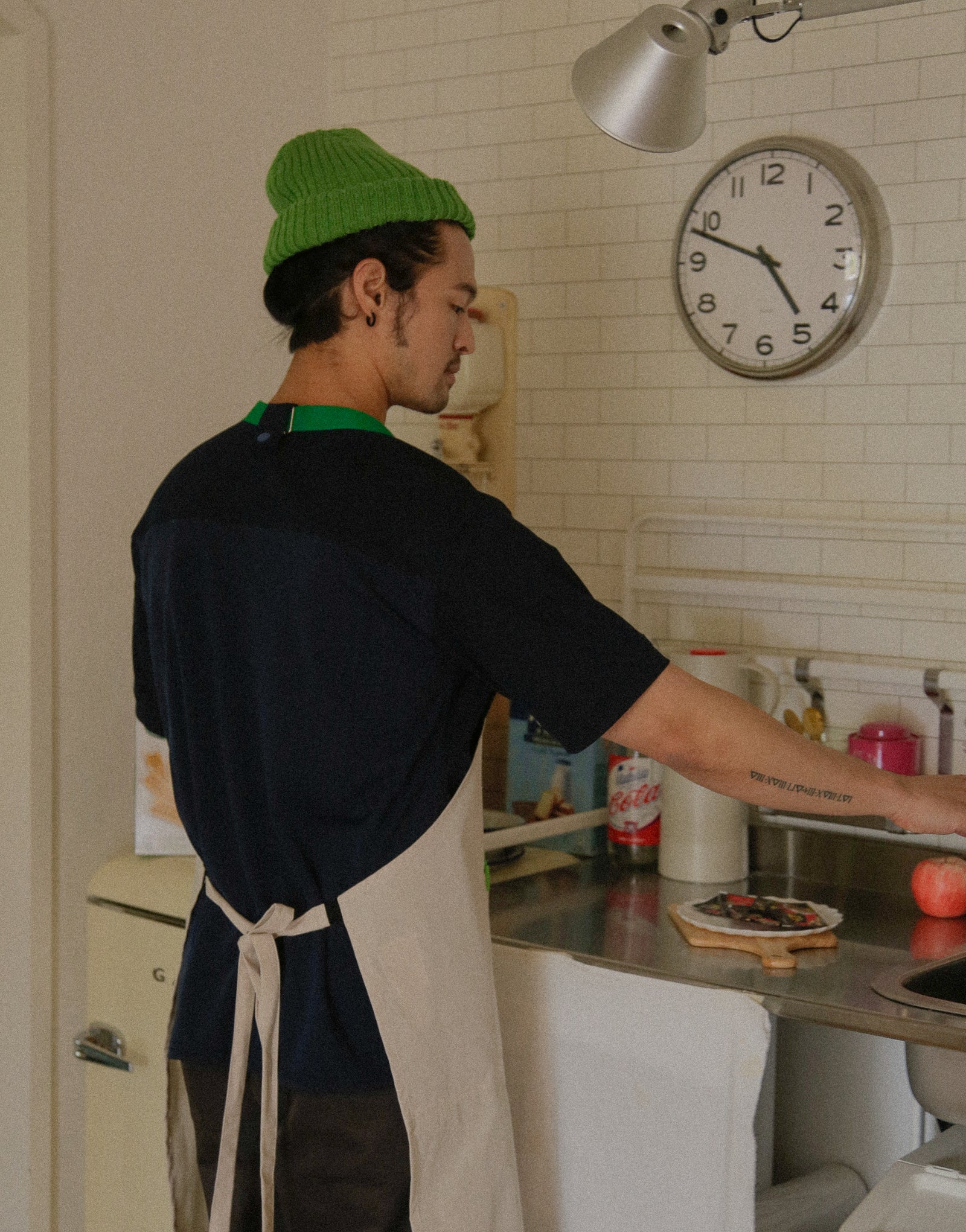 Lego strap change apron #AA1983 Ivory