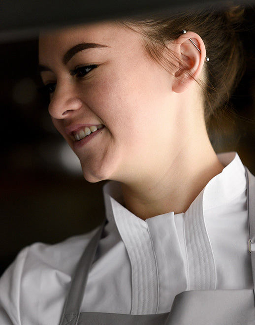 Marane stretch women chef coat #AJ1954