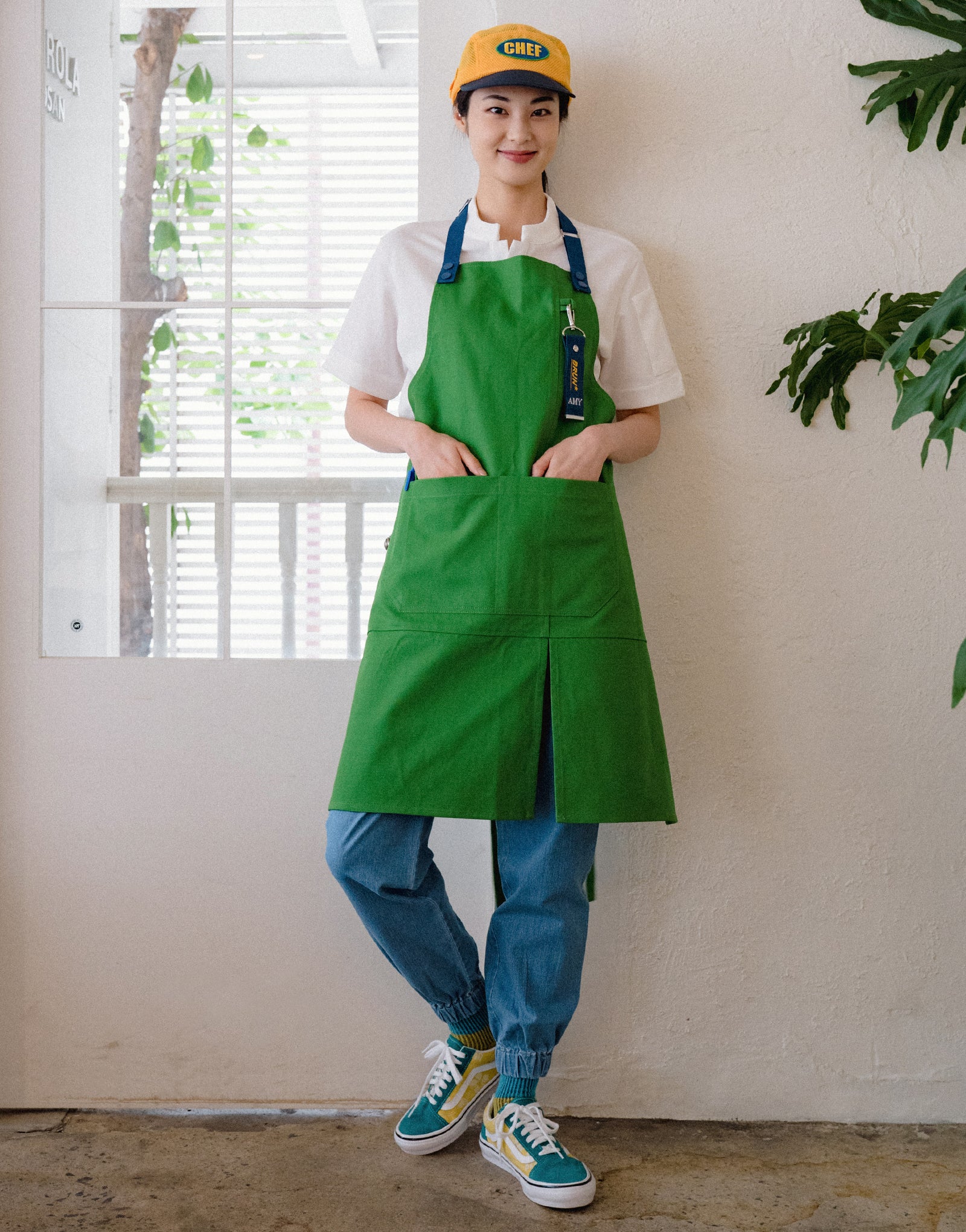 China kara one button PK T-shirt #AT1997 Ivory