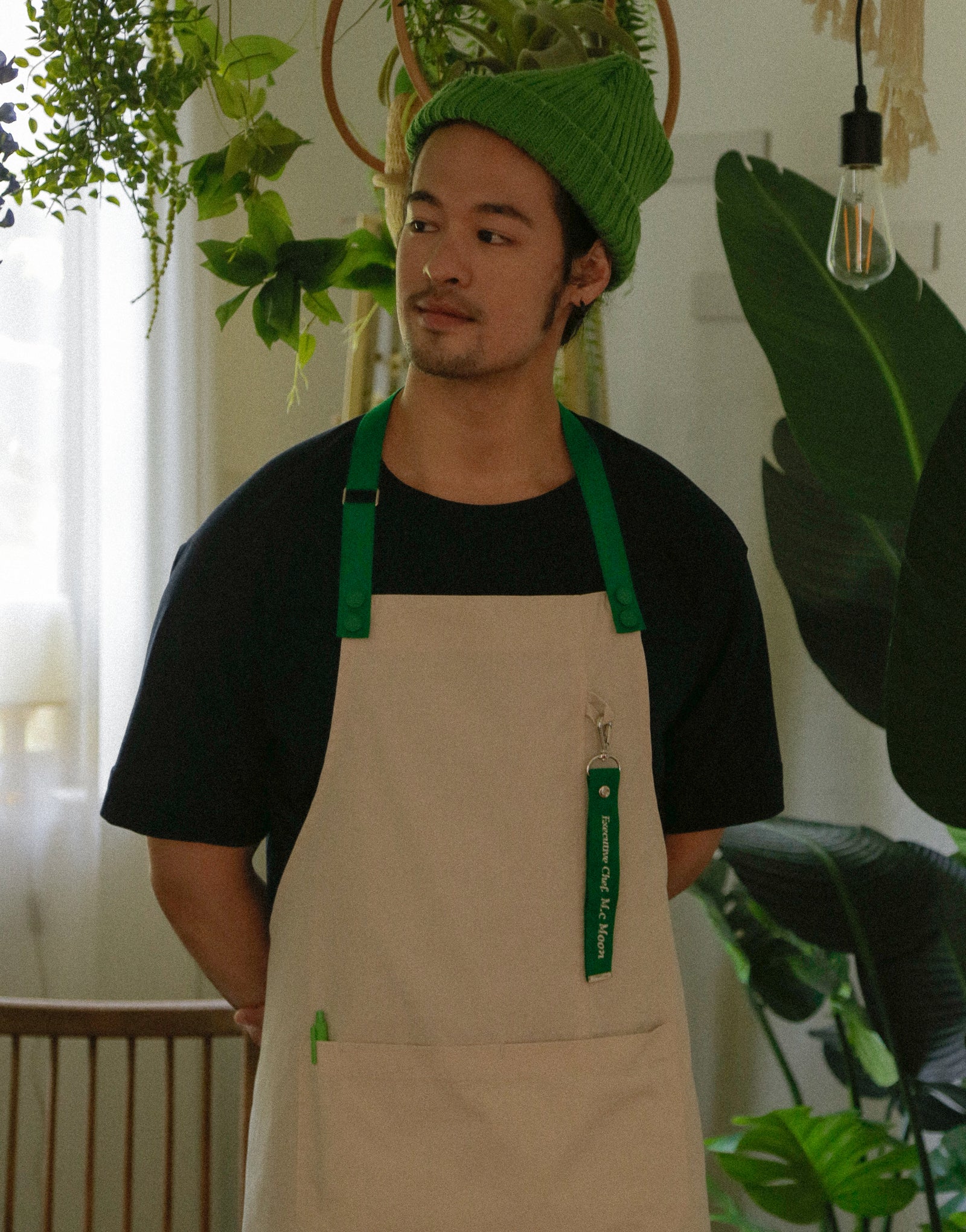 Lego strap change apron #AA1983 Ivory