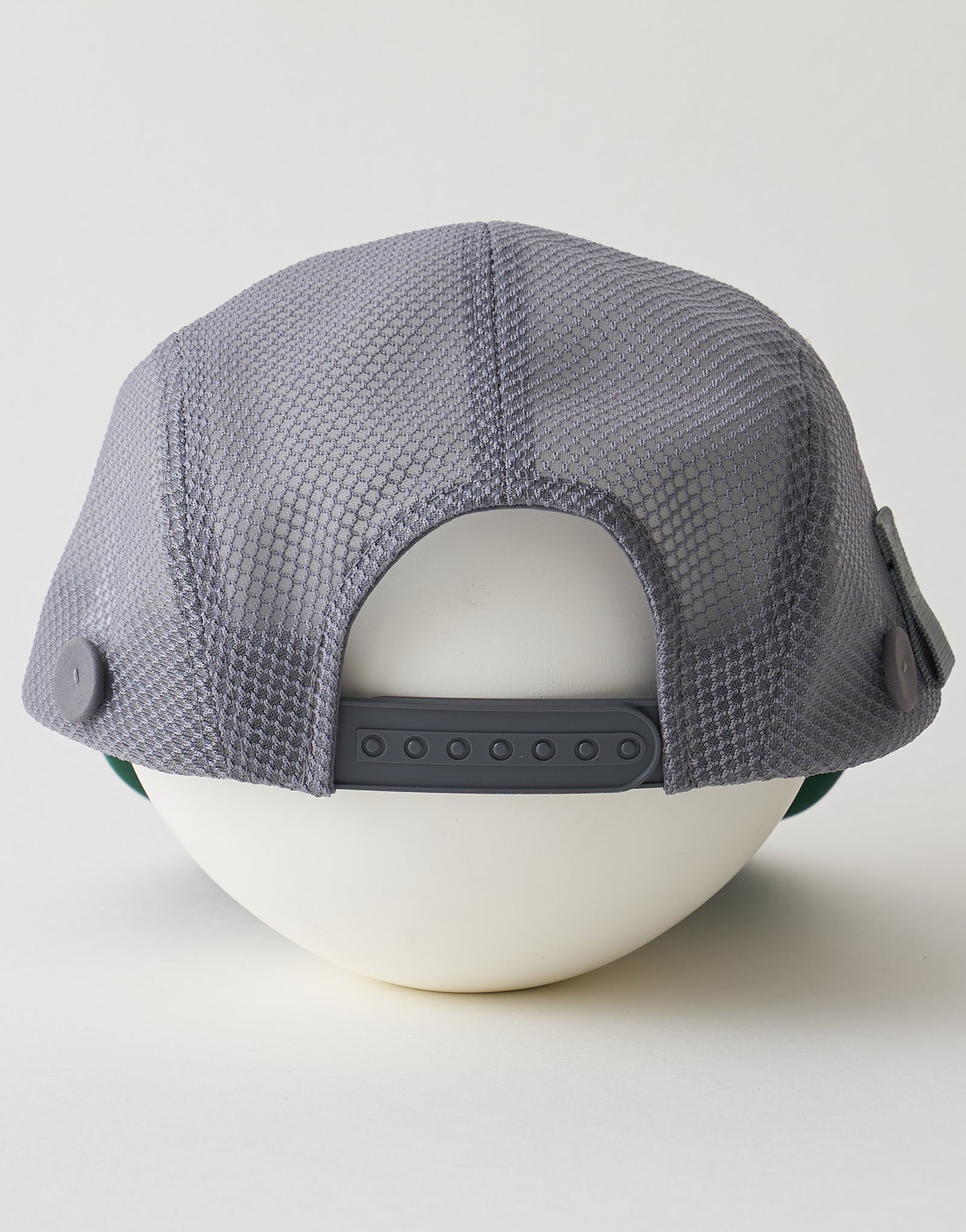 All mesh pencil holder camp cap #AH1994 Cement + Clover green