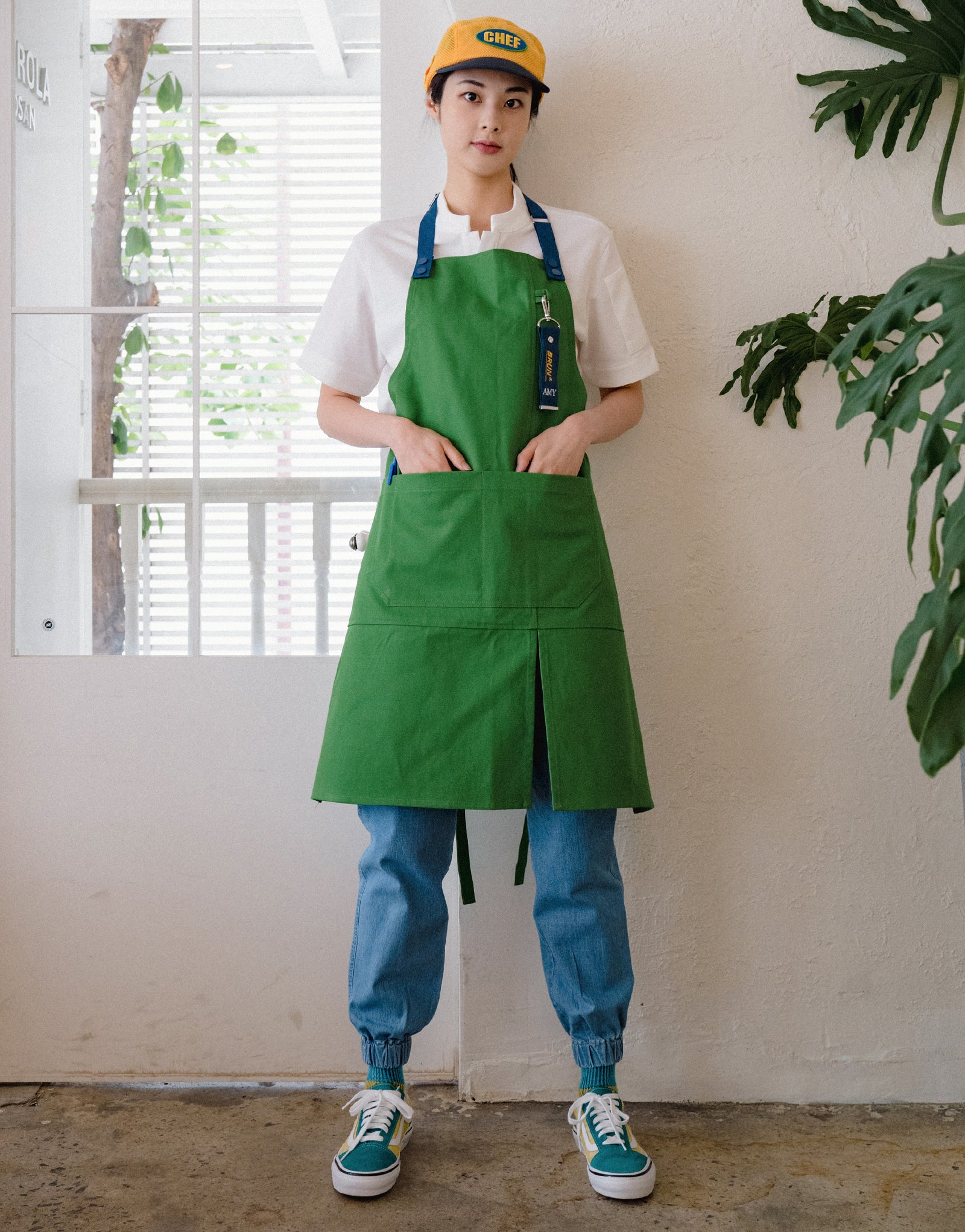 China kara one button PK T-shirt #AT1997 Ivory