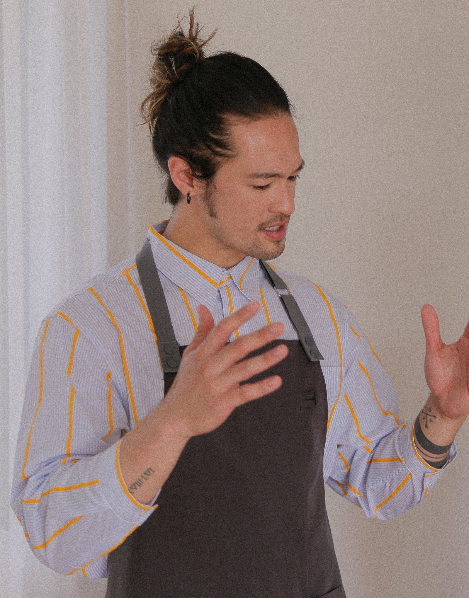 Lego strap change apron #AA1983 Dark grey