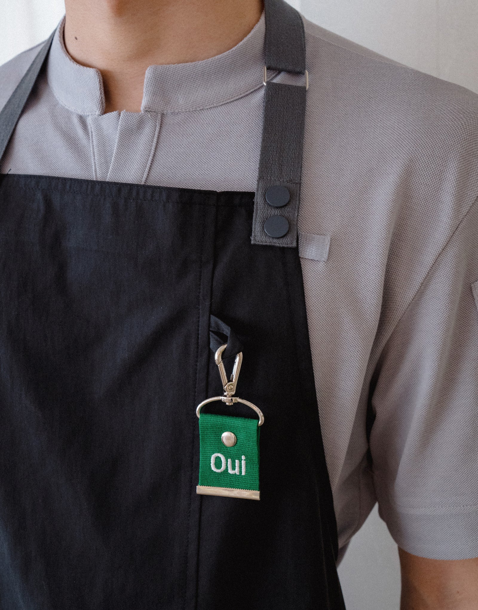 China kara one button PK T-shirt #AT1997 Grey