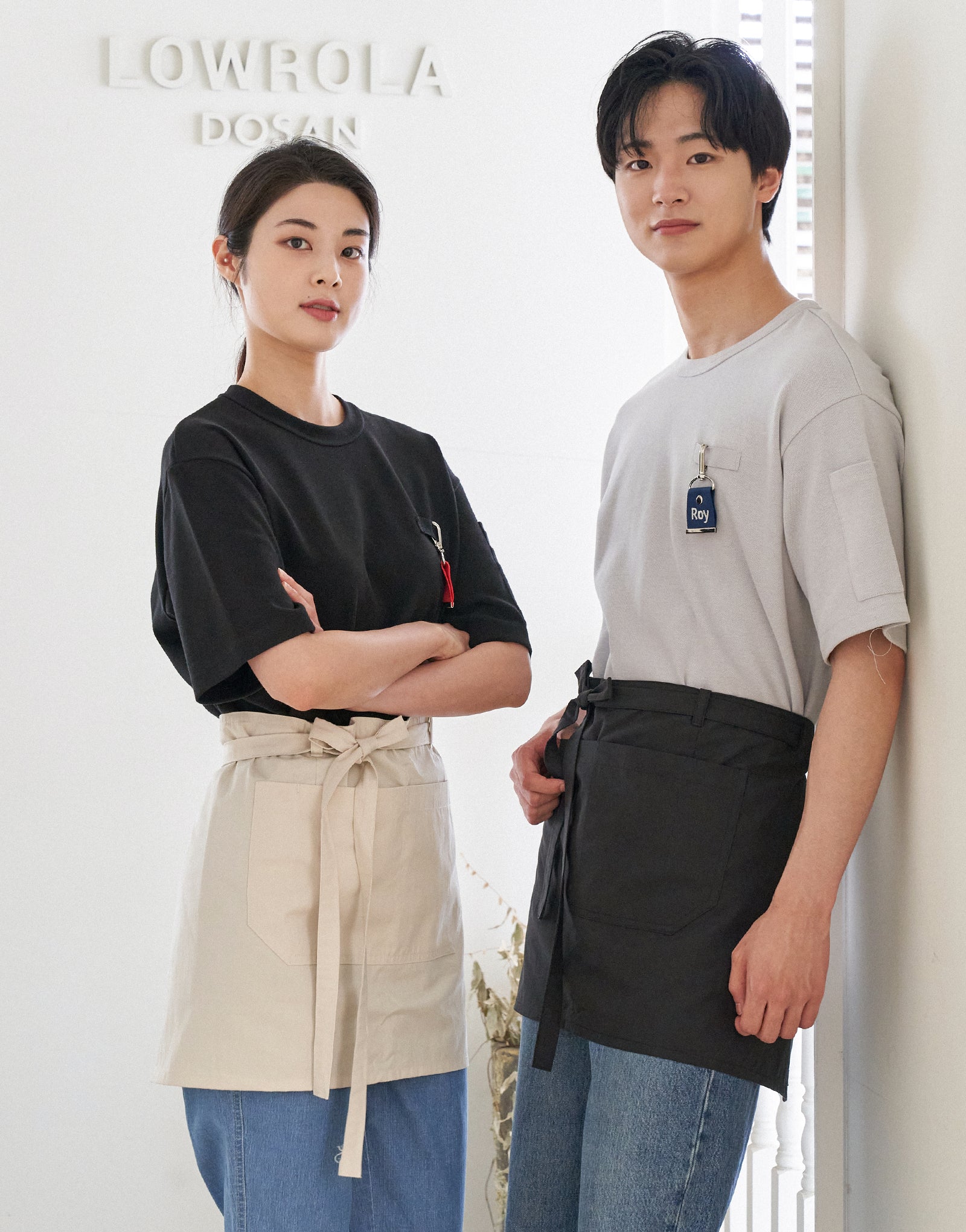 Oxford PK oversize round T-shirt #AT1998 Light gray