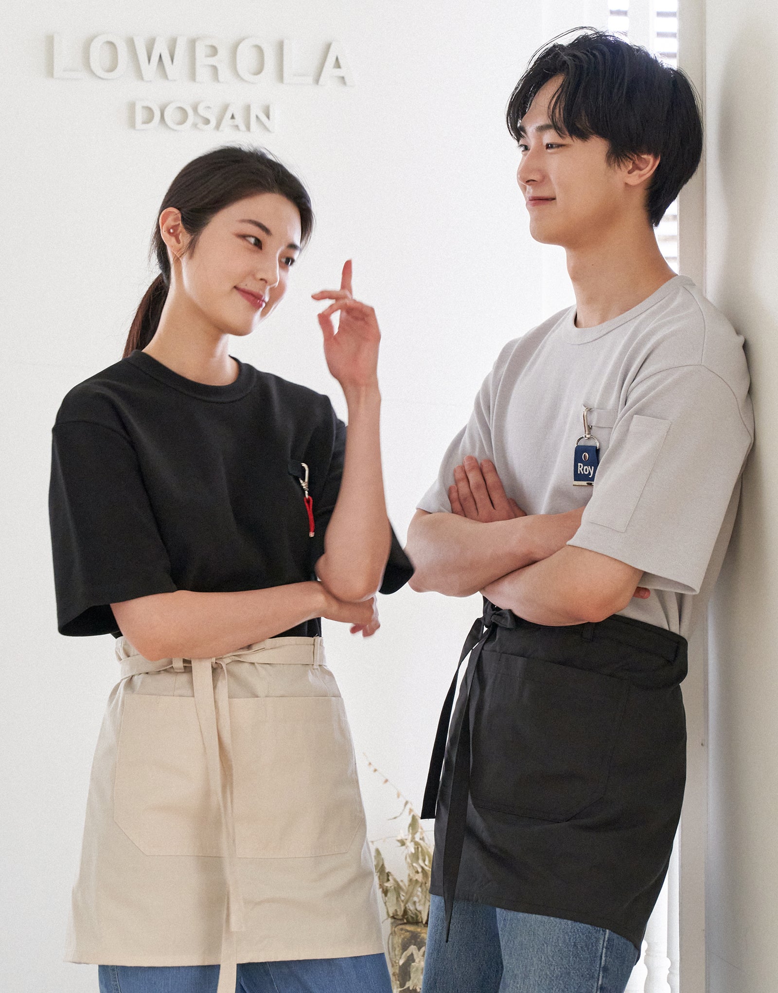 Oxford PK oversize round T-shirt #AT1998 Black