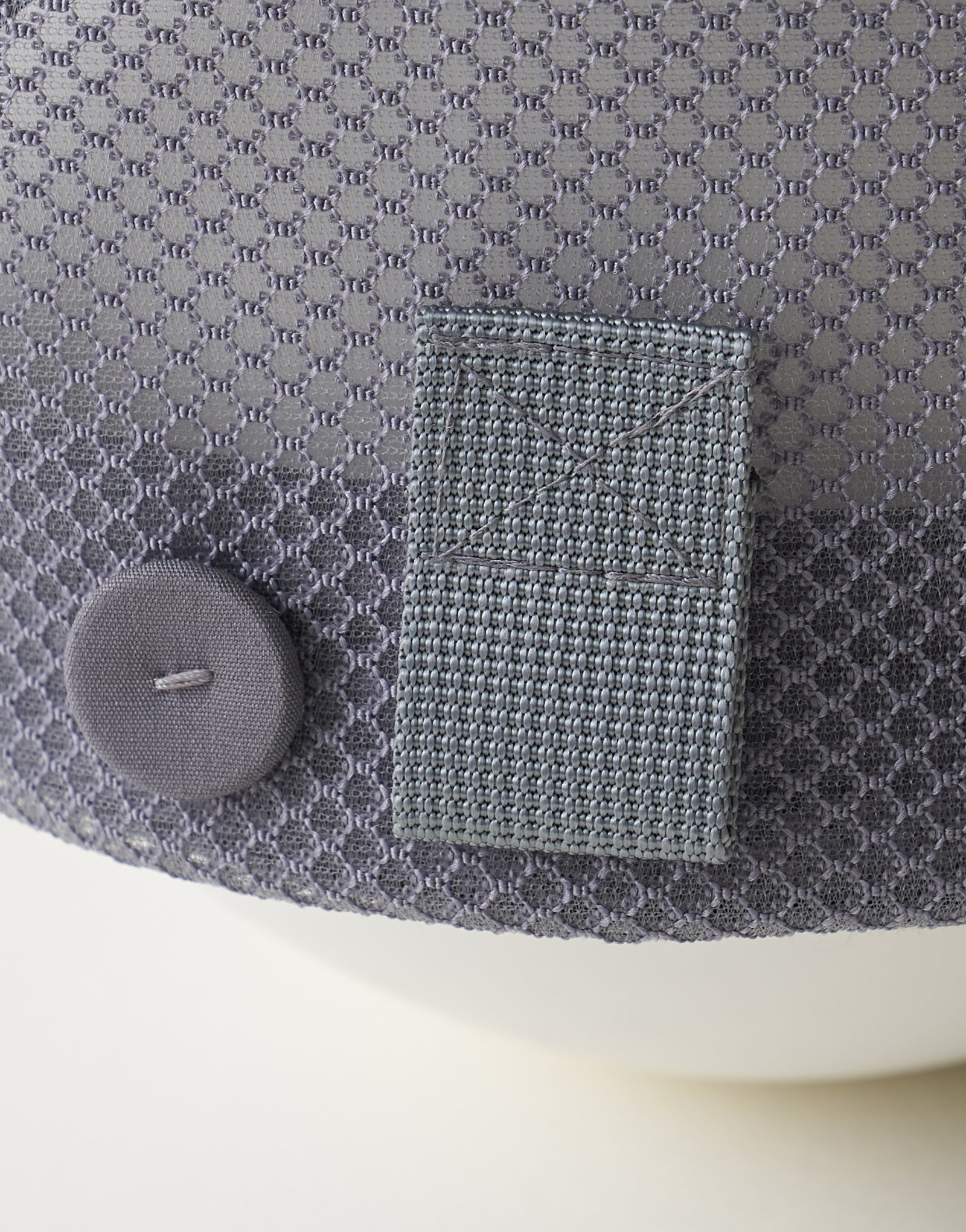 All mesh pencil holder camp cap #AH1994 Cement + Clover green