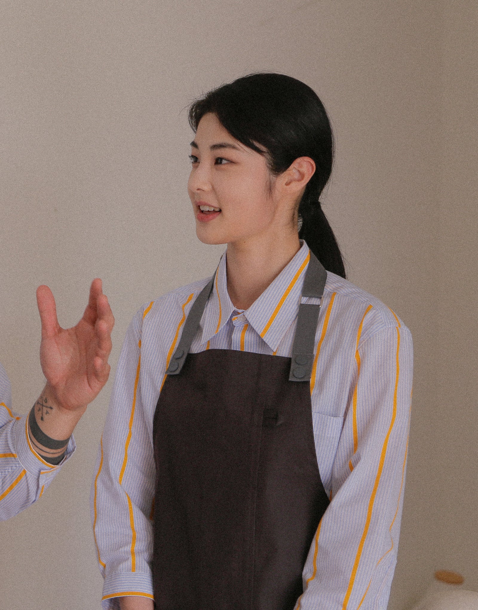 Lego strap change apron #AA1983 Dark grey