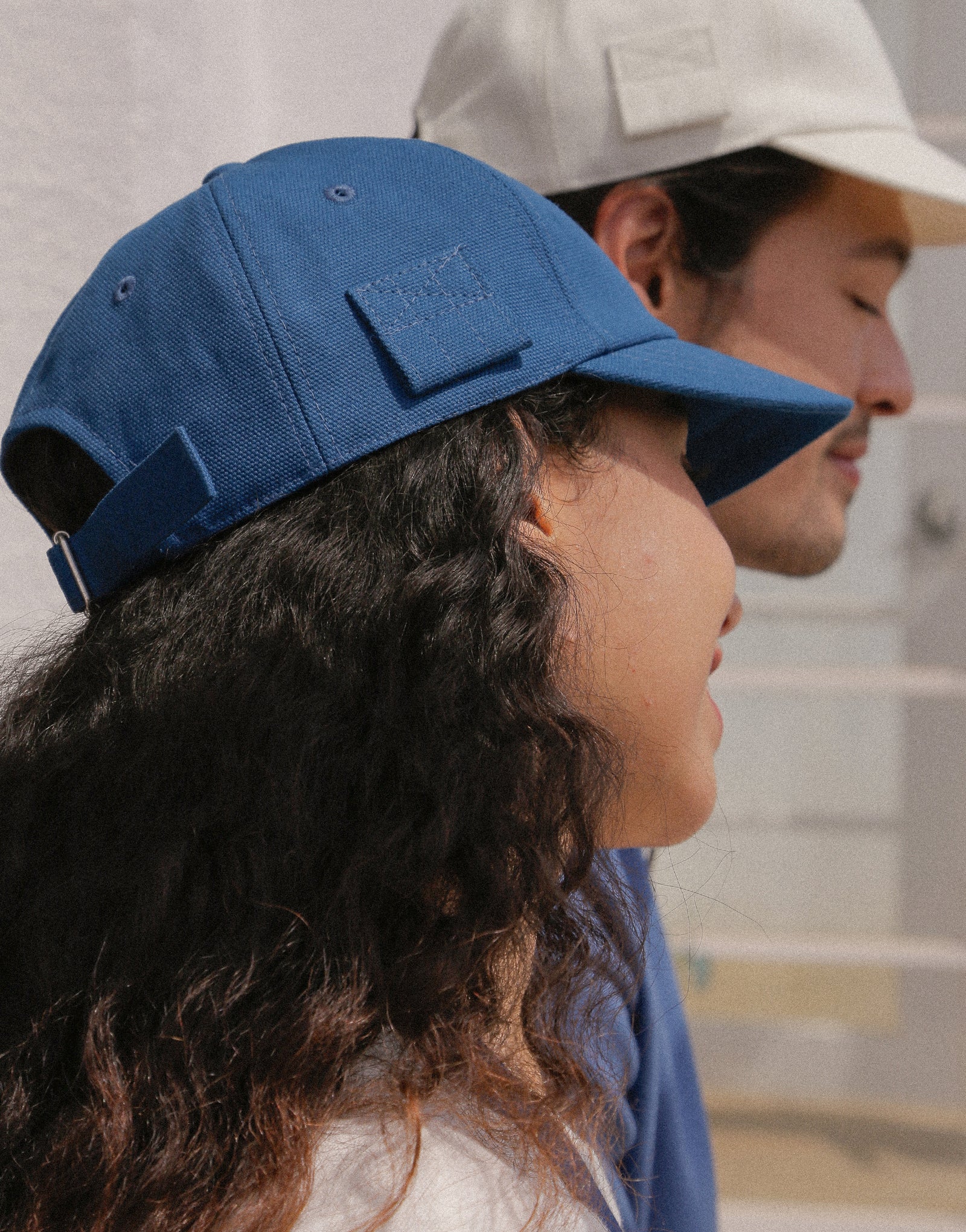 Oxford pencil holder cotton ball cap #AH1995 Pacific blue