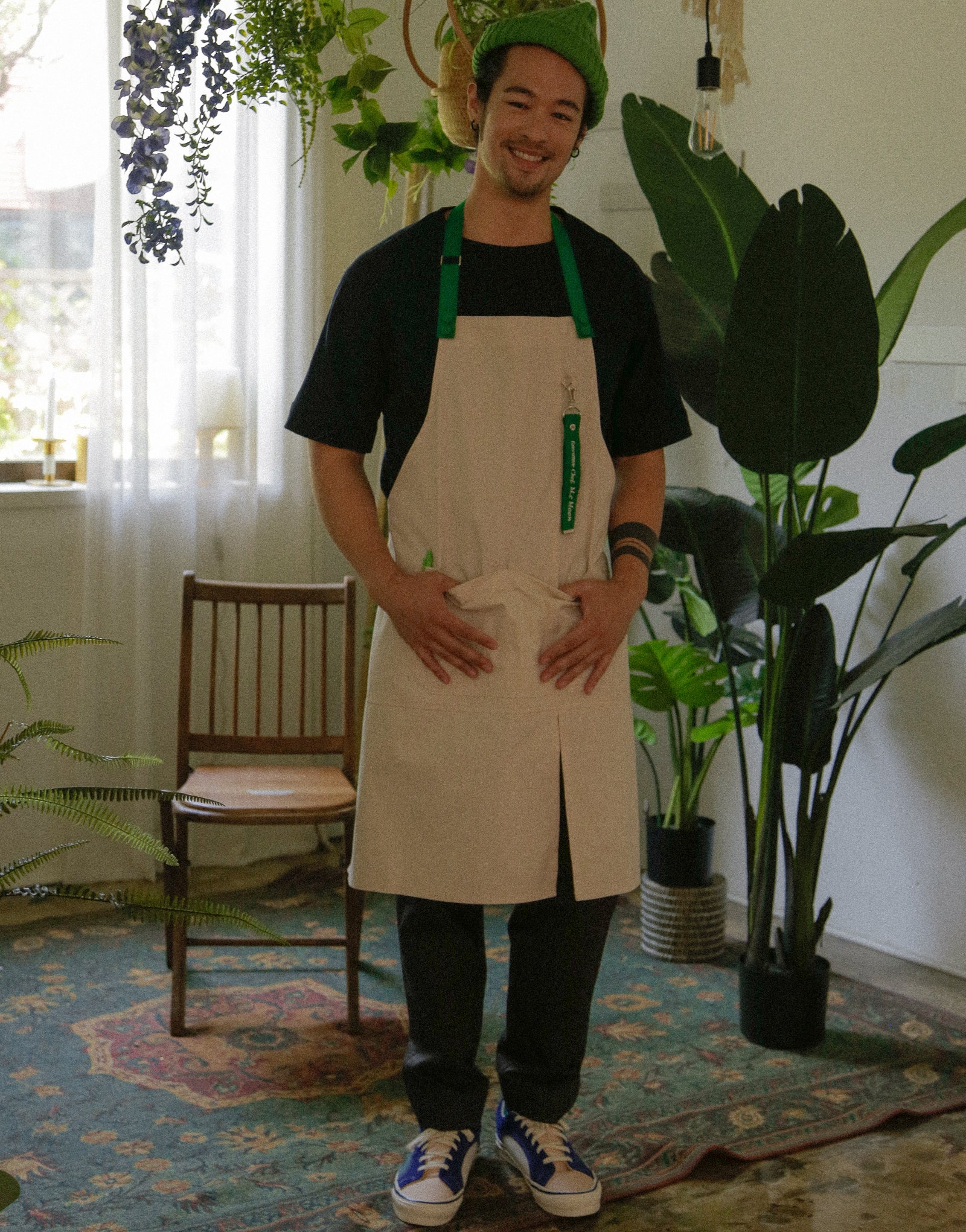 Lego strap change apron #AA1983 Ivory